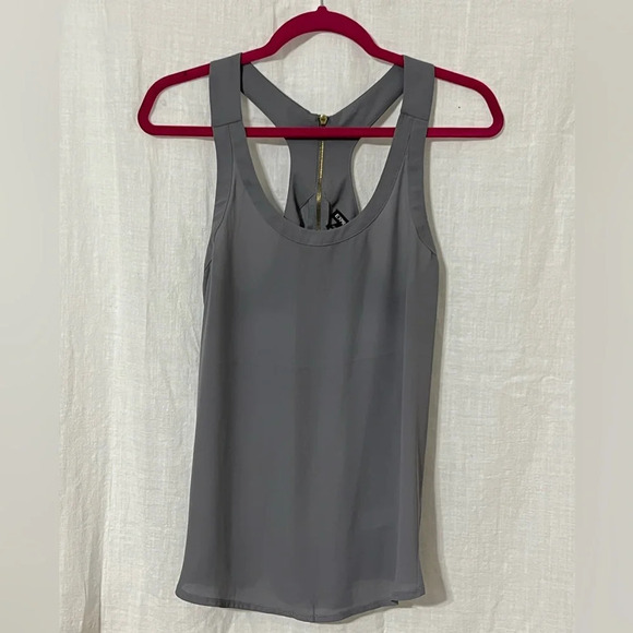 Women's Express Racer Back Zip up Sleeveless Top Size Small - Picture 1 of 7